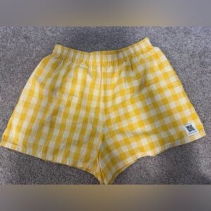 Kahui Palaka Yellow Palaka Shorts